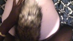 Fox Tail Doggy Banging Redhead Teen Pov (SHE LOVES IT) )