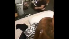 White THOT Getting The Big Black Cock Doggystyle W/her Friend In The Room. Pimp Shit!!
