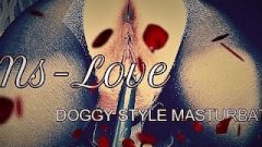 Ms Love – Masturbation And Orgasm From Adult Toys In Doggy Style Position