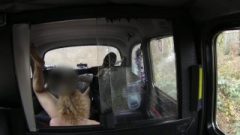 FakeTaxi Curly Hair Blonde Takes It From Behind In Taxi
