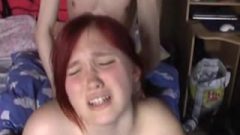 Ginger With Big Tits Gets Destroyed Doggy Style