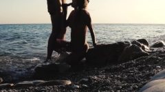 Russian Nudist Girl Sasha Bikeyeva Public Fuck’s And Blows Dick On The Beach