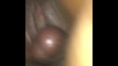Black Cutie Taking It Doggy Style Fanny Close Up