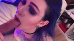 Sensual Young Deepthroat And Doggystyle Anal After Neon Party
