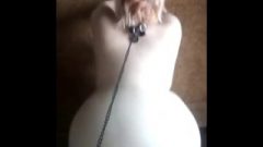 Enormous Ass-Hole Kitten Doggy Style With Leash