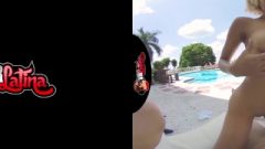 Vrlatina – Arousing Tight Colombian Cutey Poolside Fuck – 5k Vr
