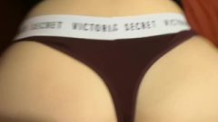 Chinese Whore Wearing Victoria Secret Thong